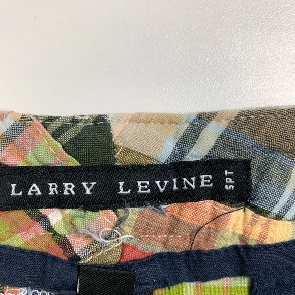 LARRY Levine Patchwork Mini Skirt Size Small - Picture 2 of 7